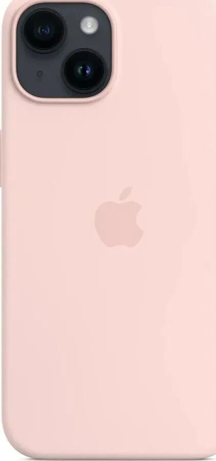 Чехол iPhone 14 Silicone Case with MagSafe MPRX3, chalk pink