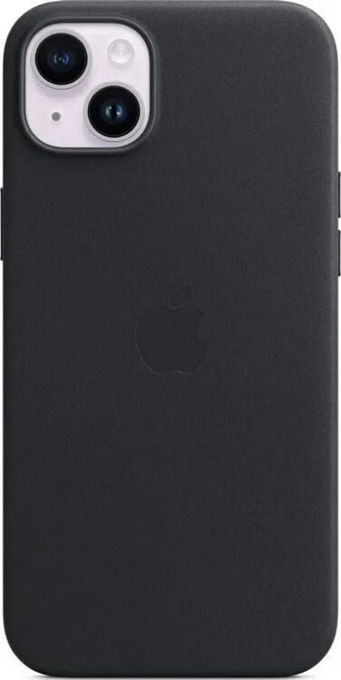 Чехол iPhone 14 Plus Leather Case with MagSafe MPP93, midnight