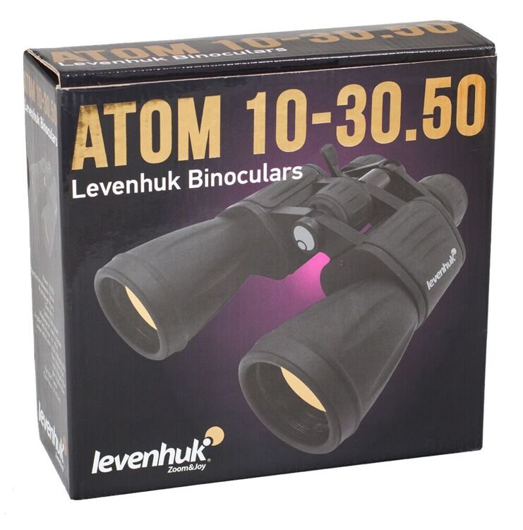 Бинокль Levenhuk Atom 10–30x50